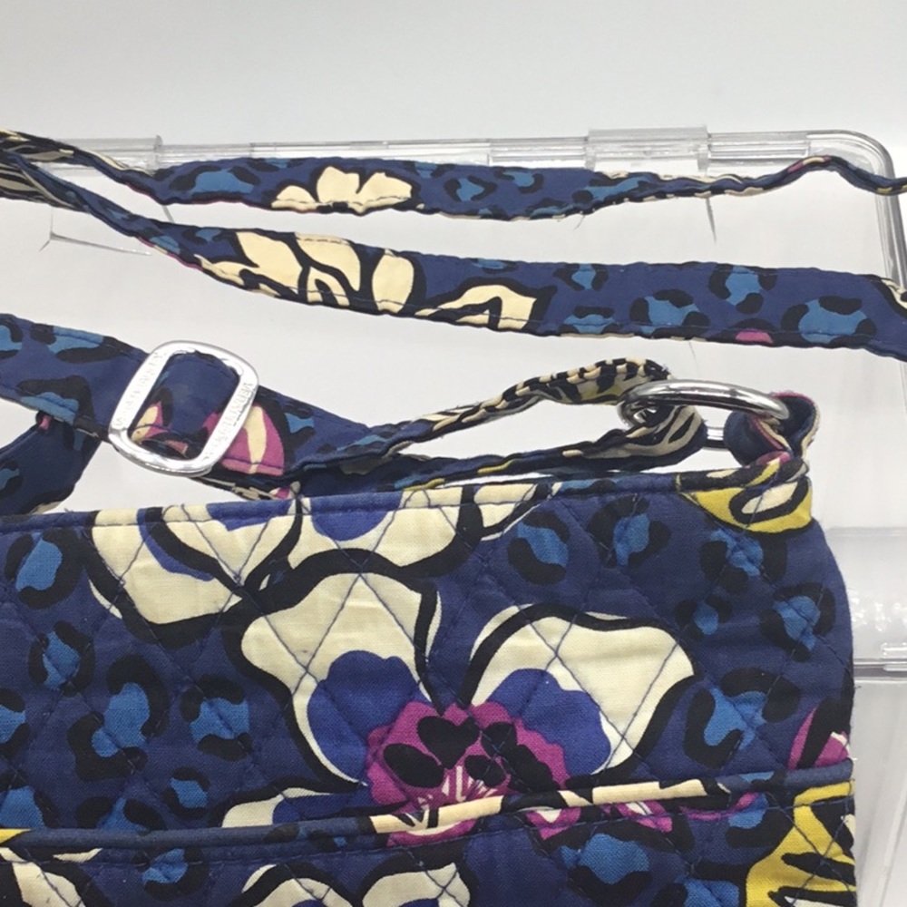 Vera Bradley Blue Floral Print Crossbody Bag - Picture 9 of 9
